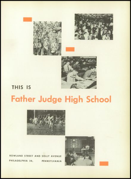 Explore 1959 Father Judge High School Yearbook Philadelphia PA