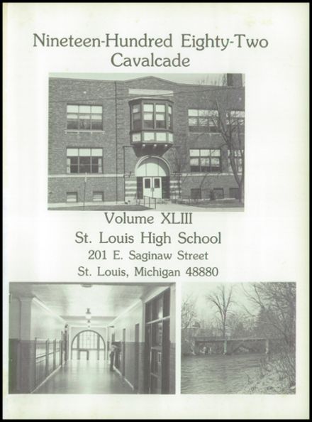 Explore 1982 St. Louis High School Yearbook, St. Louis MI - Classmates