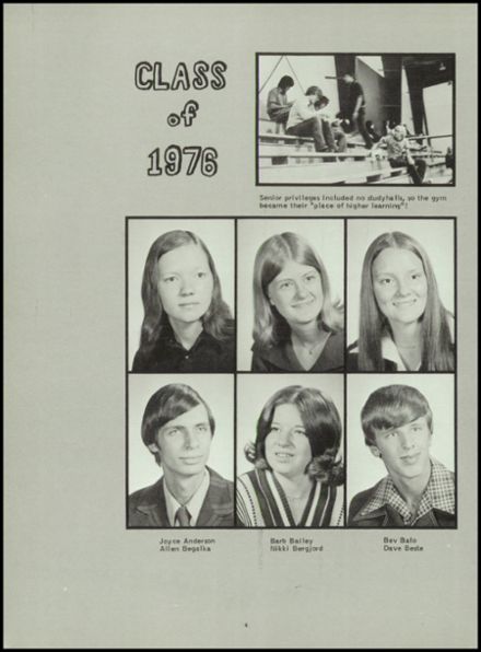 Explore 1976 Deubrook High School Yearbook White Sd