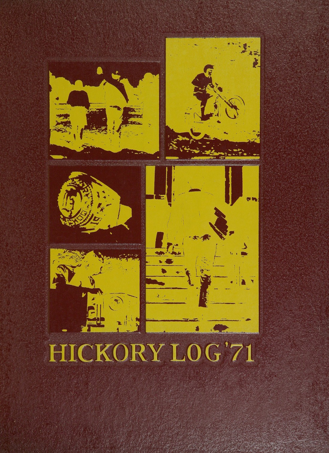 1971 yearbook from Hickory High School from Hickory, North Carolina for