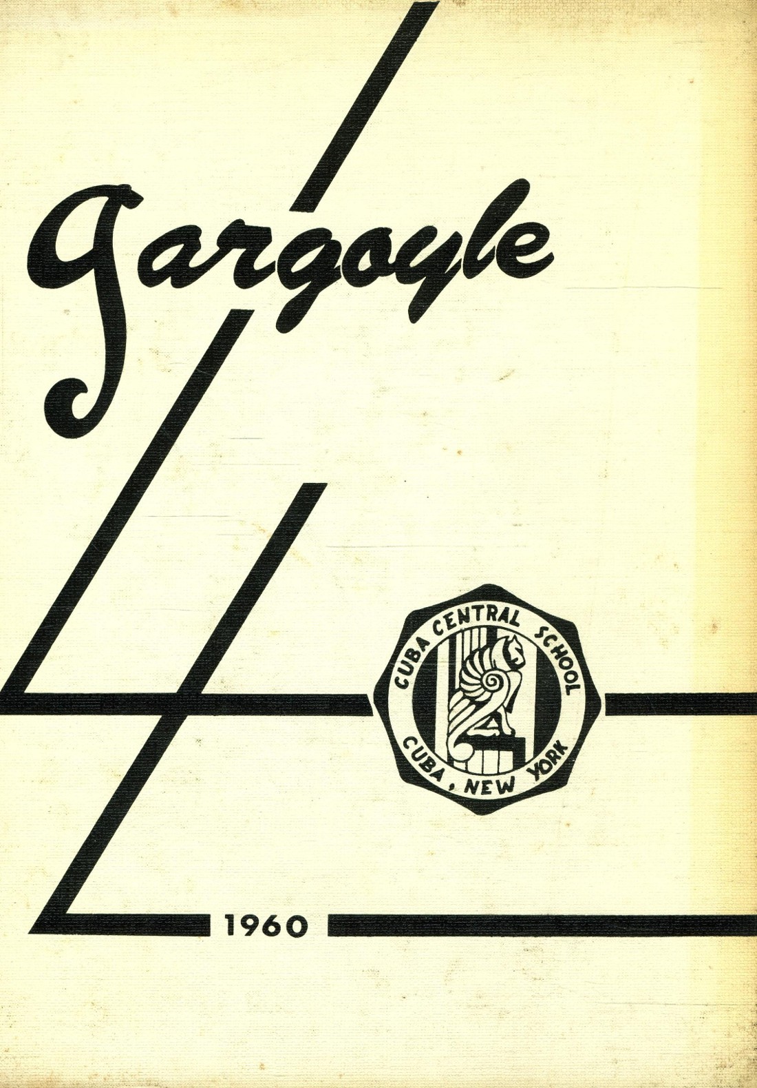 1960 yearbook from CubaRushford High School from Cuba, New York for sale