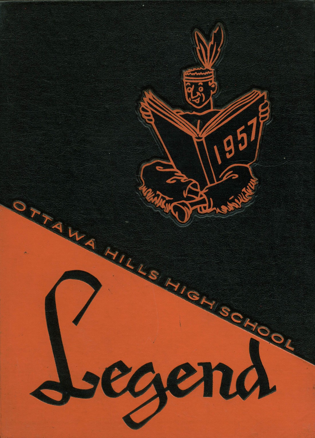 1957 Yearbook From Ottawa Hills High School From Grand Rapids Michigan