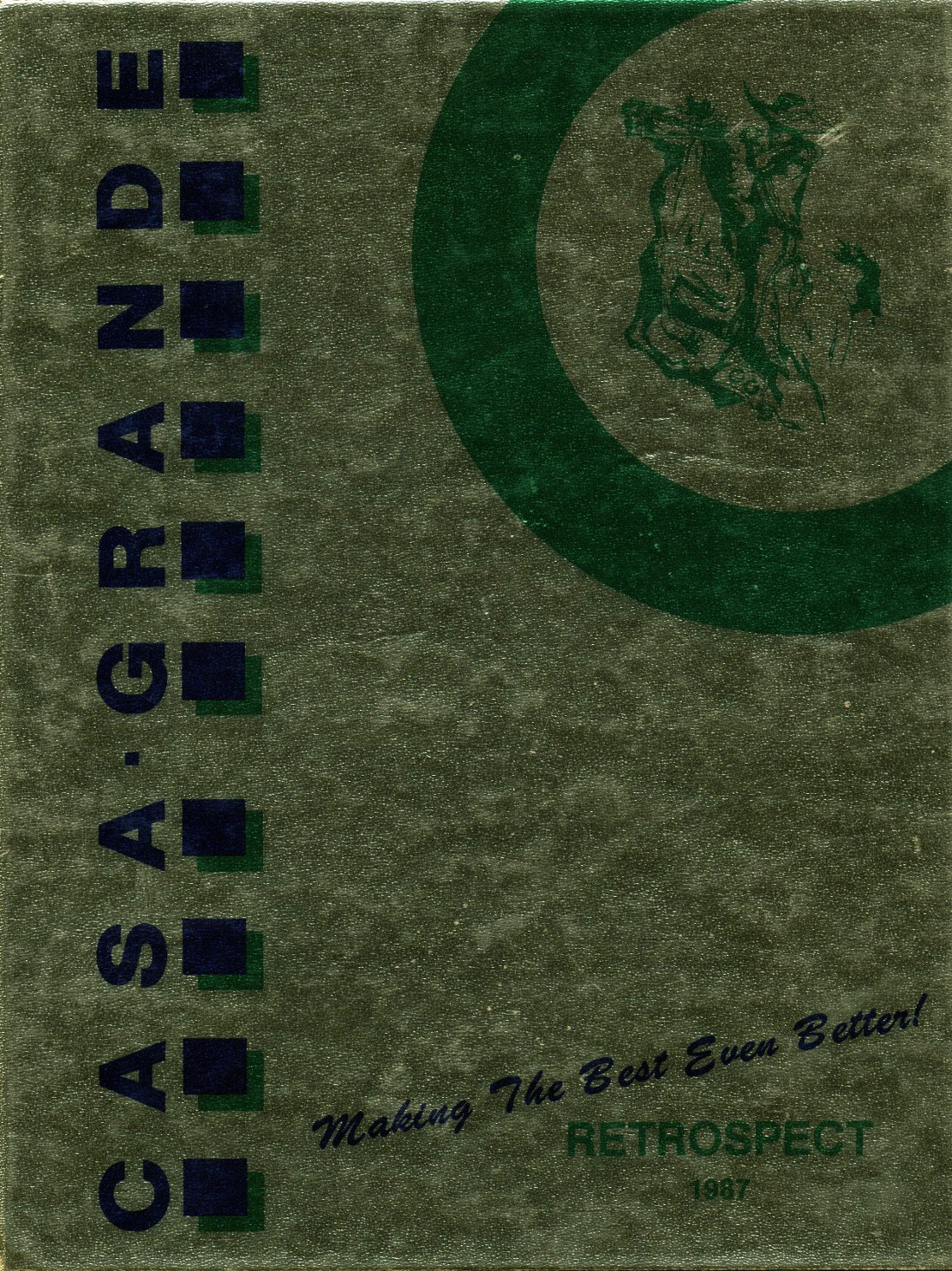 1987 Yearbook From Casa Grande High School From Petaluma California