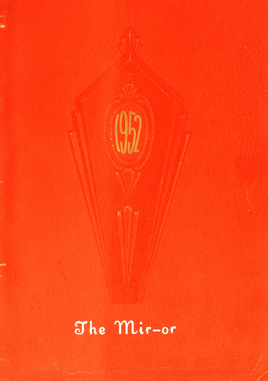 1952 yearbook from John R. Mott High School from Postville, Iowa for sale