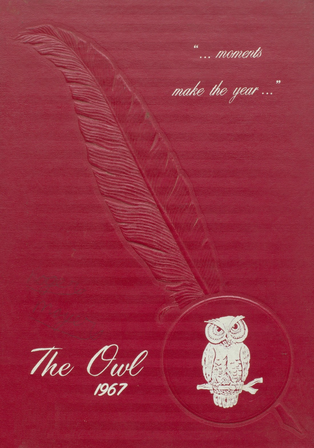 1967 yearbook from Elgin High School from Elgin, Oklahoma for sale