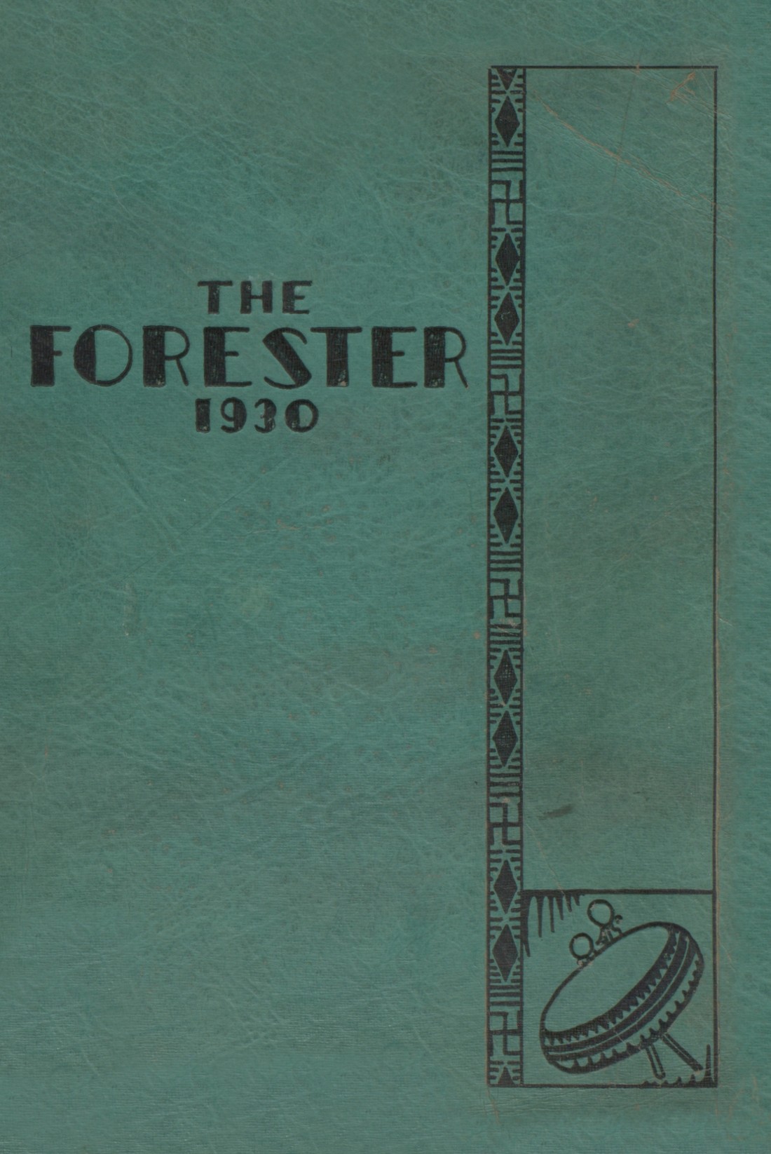 1930 yearbook from Forest Park High School 406 from Baltimore, Maryland