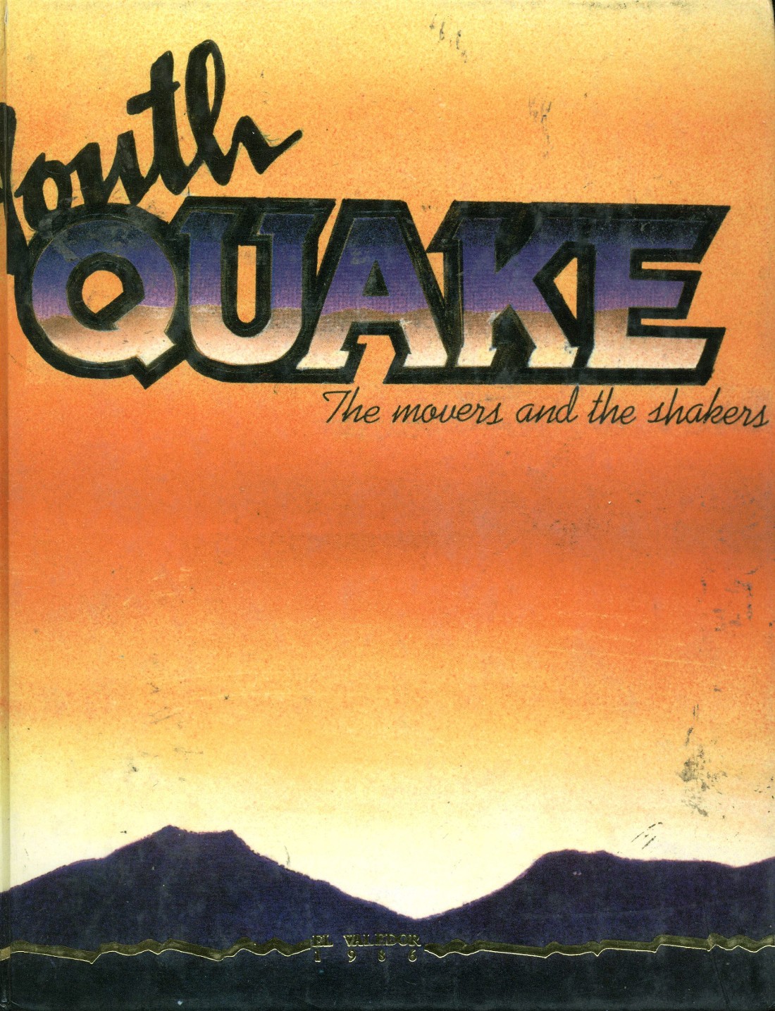 1986 yearbook from Monta Vista High School from Cupertino California