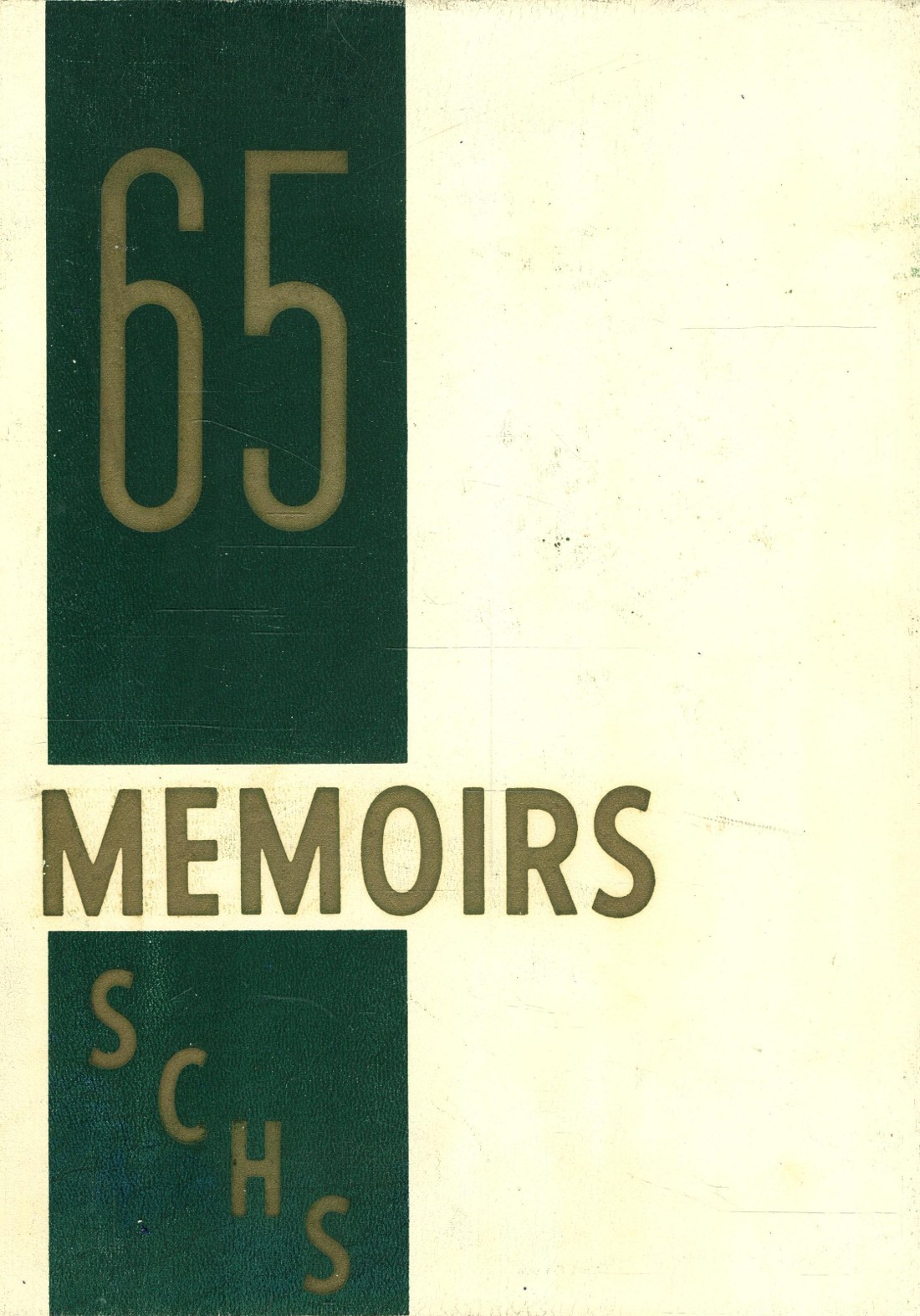 1965 yearbook from South Charleston High School from South charleston