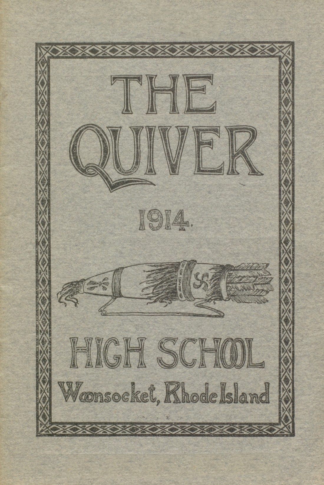1914 yearbook from Woonsocket High School from Woonsocket, Rhode Island