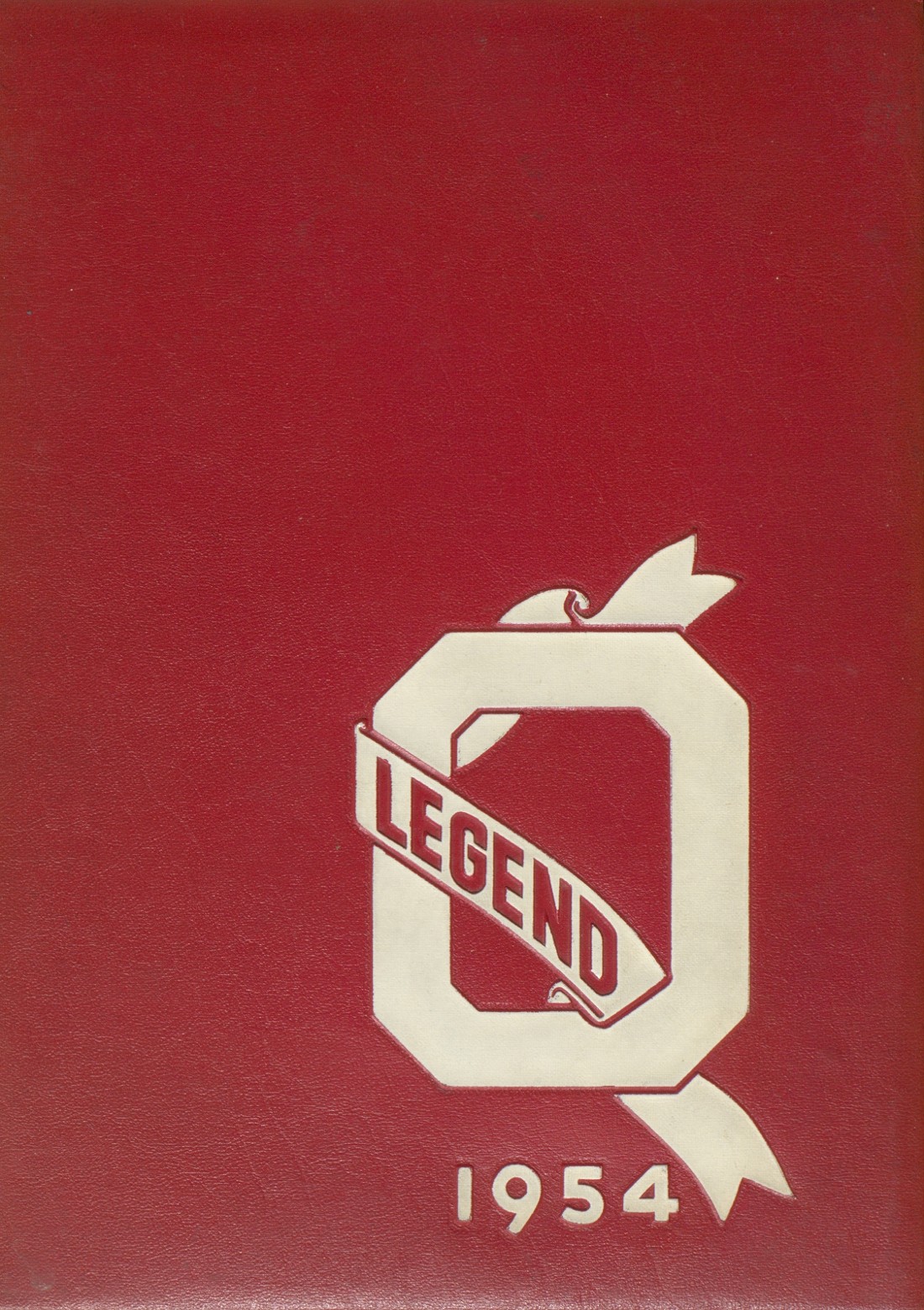 1954 Yearbook From Ottawa Hills High School From Grand Rapids Michigan