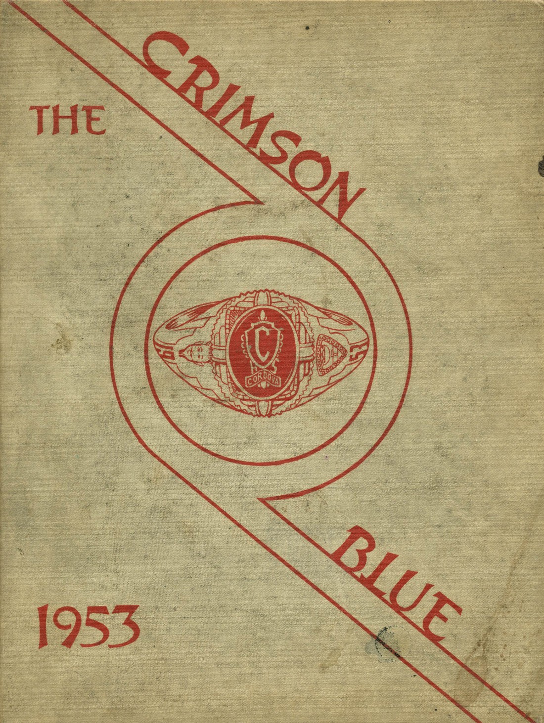 1953 yearbook from Cordova High School from Cordova, Alabama