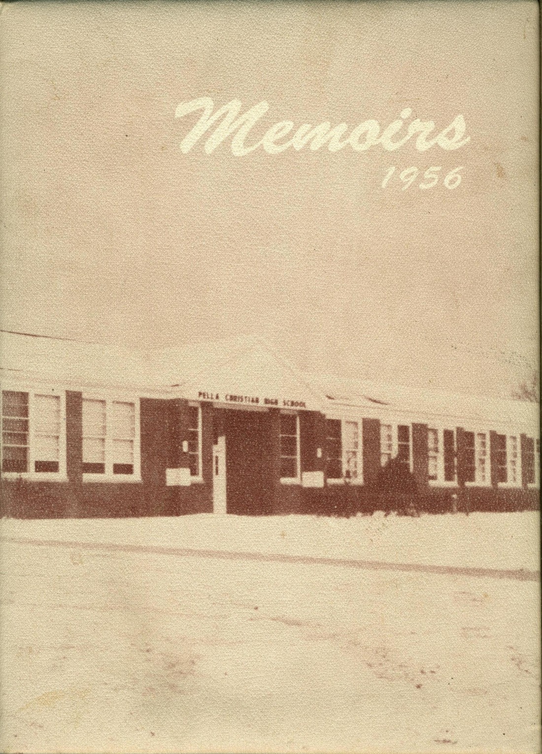 1956 Yearbook From Pella Christian High School From Pella Iowa For Sale 1956 yearbook from pella christian high school from pella iowa for sale