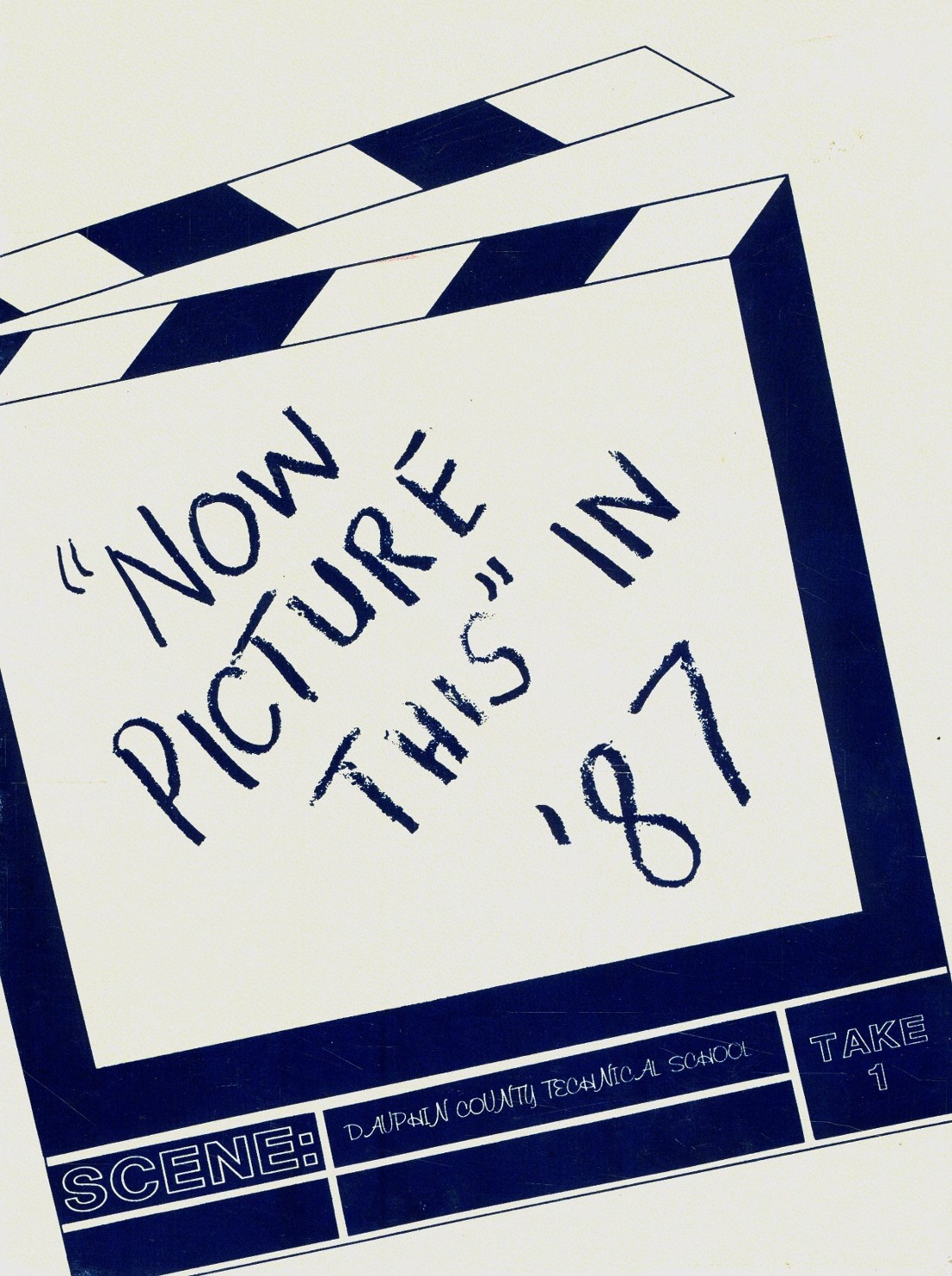 1987 Yearbook From Dauphin County Technical School From Harrisburg