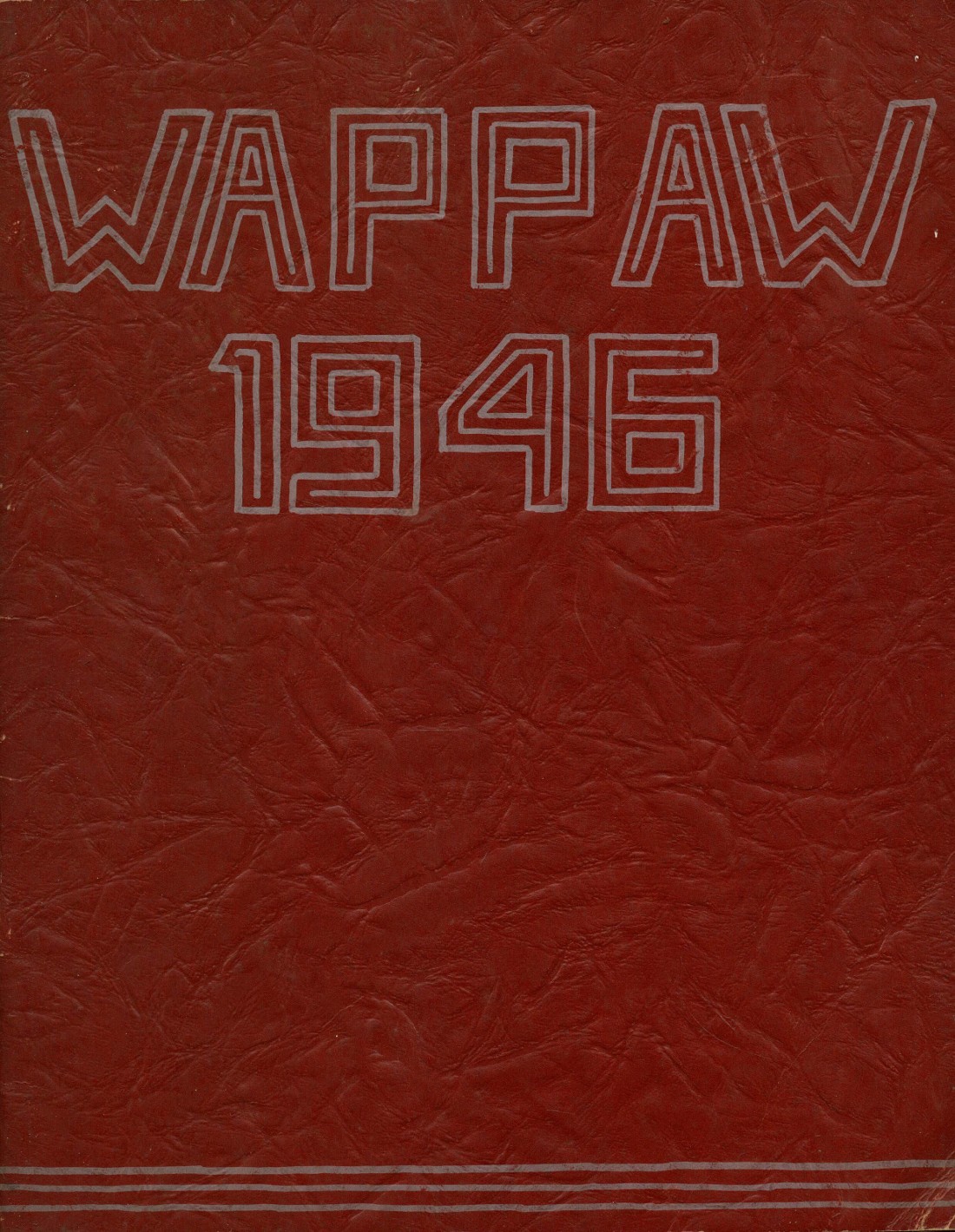 1946 yearbook from Paw Paw High School from Paw paw, Michigan for sale