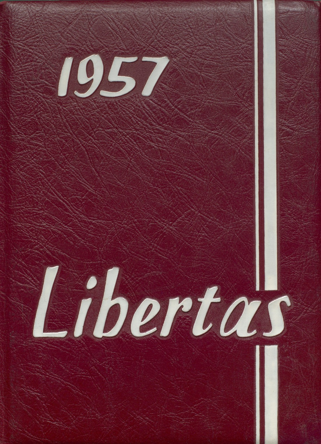 1957 yearbook from Liberty High School from Liberty, New York for sale
