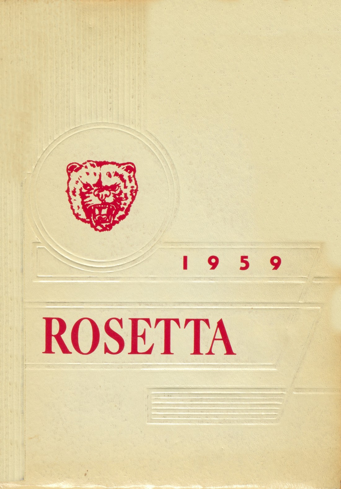 1959 Yearbook From Wheeler High School From Wheeler Indiana For Sale