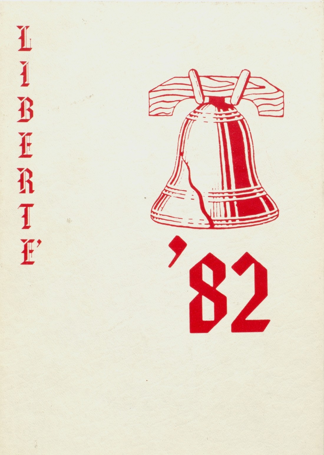 1982 yearbook from Liberty High School from Clarksburg, West Virginia