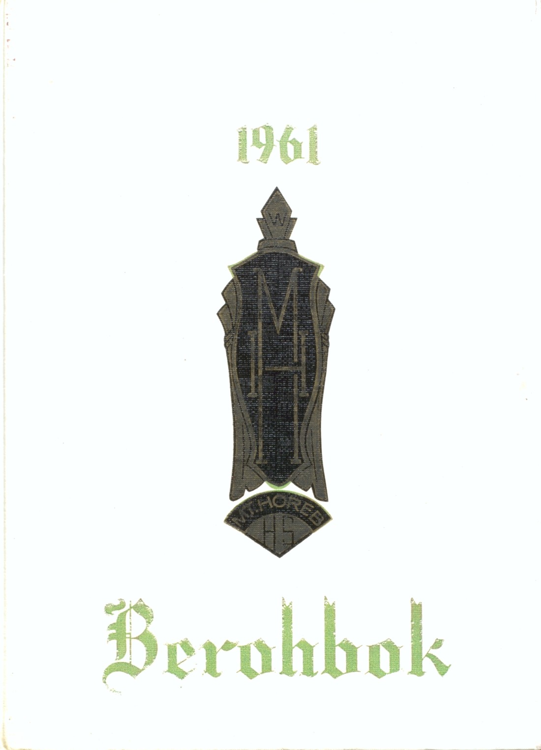 1961 yearbook from Mt. Horeb High School from Mt. horeb, Wisconsin for sale