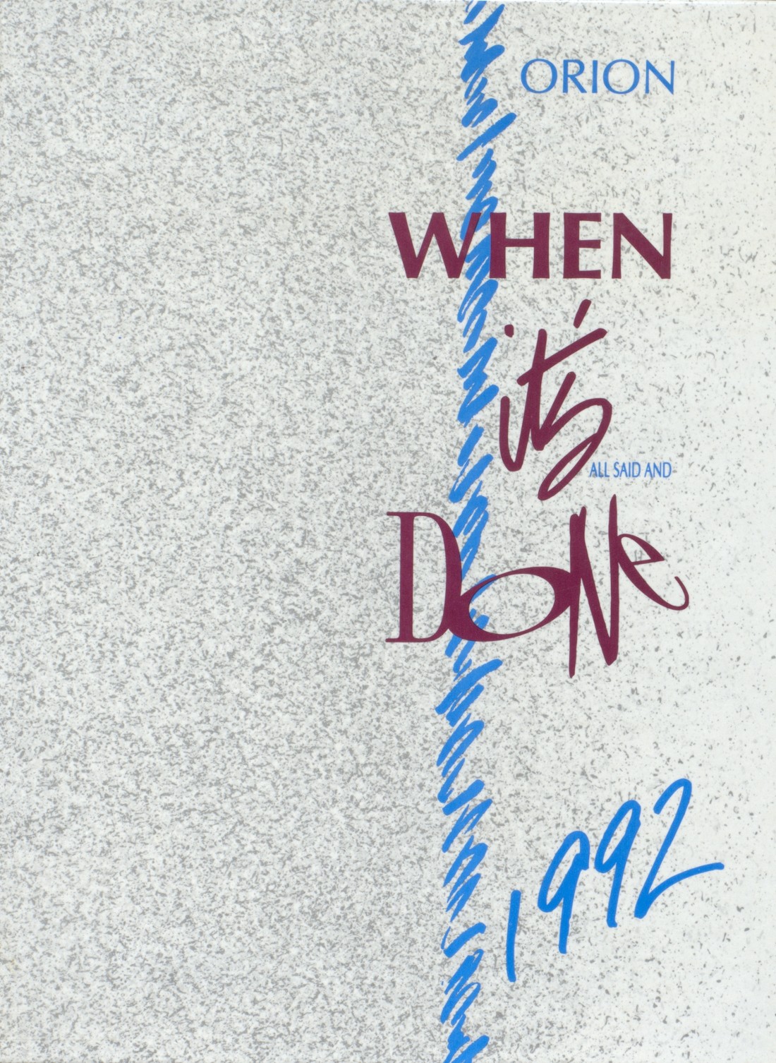 1992 yearbook from daniel boone high school from birdsboro