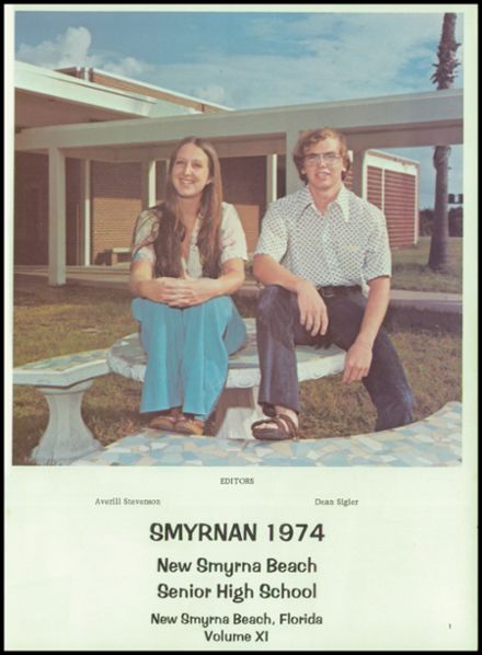 1974 Yearbook From New Smyrna Beach High School From New Smyrna Beach Florida