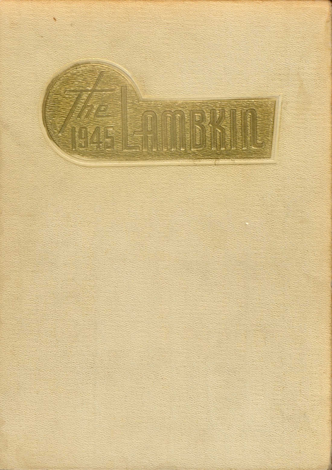 1945 yearbook from ft collins high school from ft collins colorado