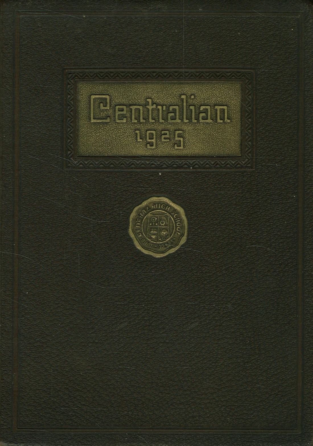 1925 yearbook from Central High School from Minneapolis, Minnesota for sale