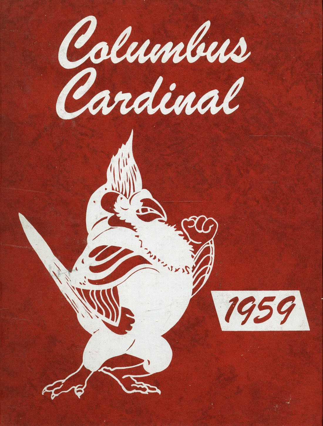 1959 Yearbook From Columbus High School From Columbus Wisconsin For Sale