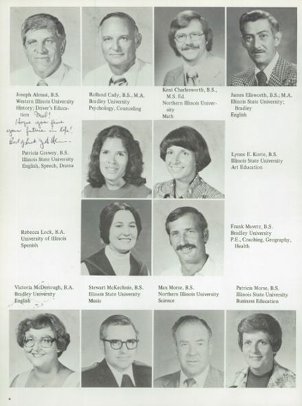 Explore 1978 Elmwood High School Yearbook, Elmwood IL - Classmates