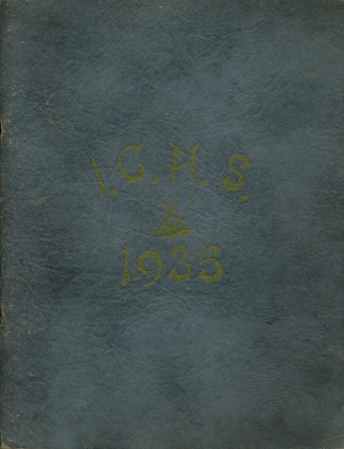 1935 yearbook from immaculate conception high school from connellsville
