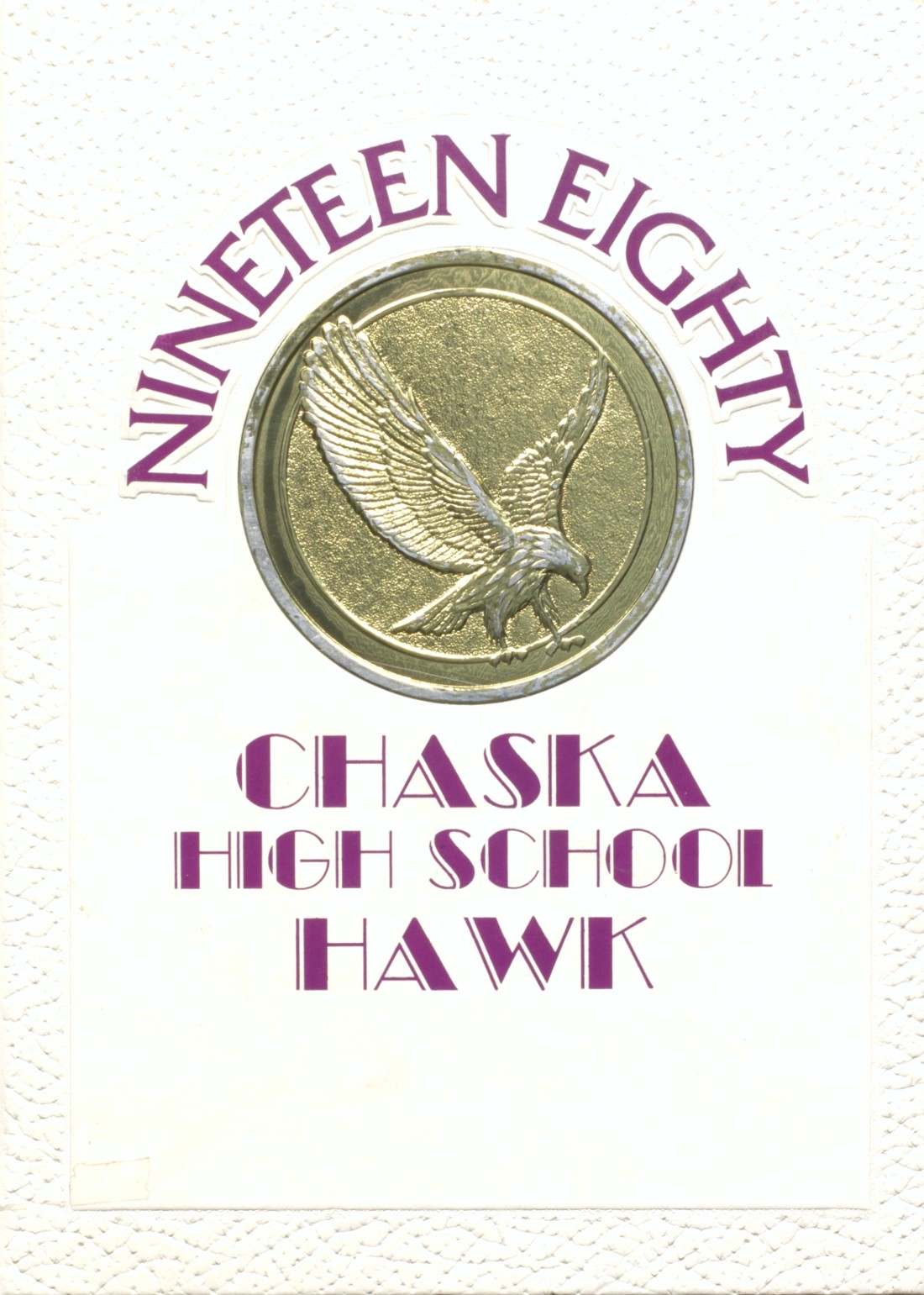 1980 yearbook from Chaska High School from Chaska, Minnesota for sale