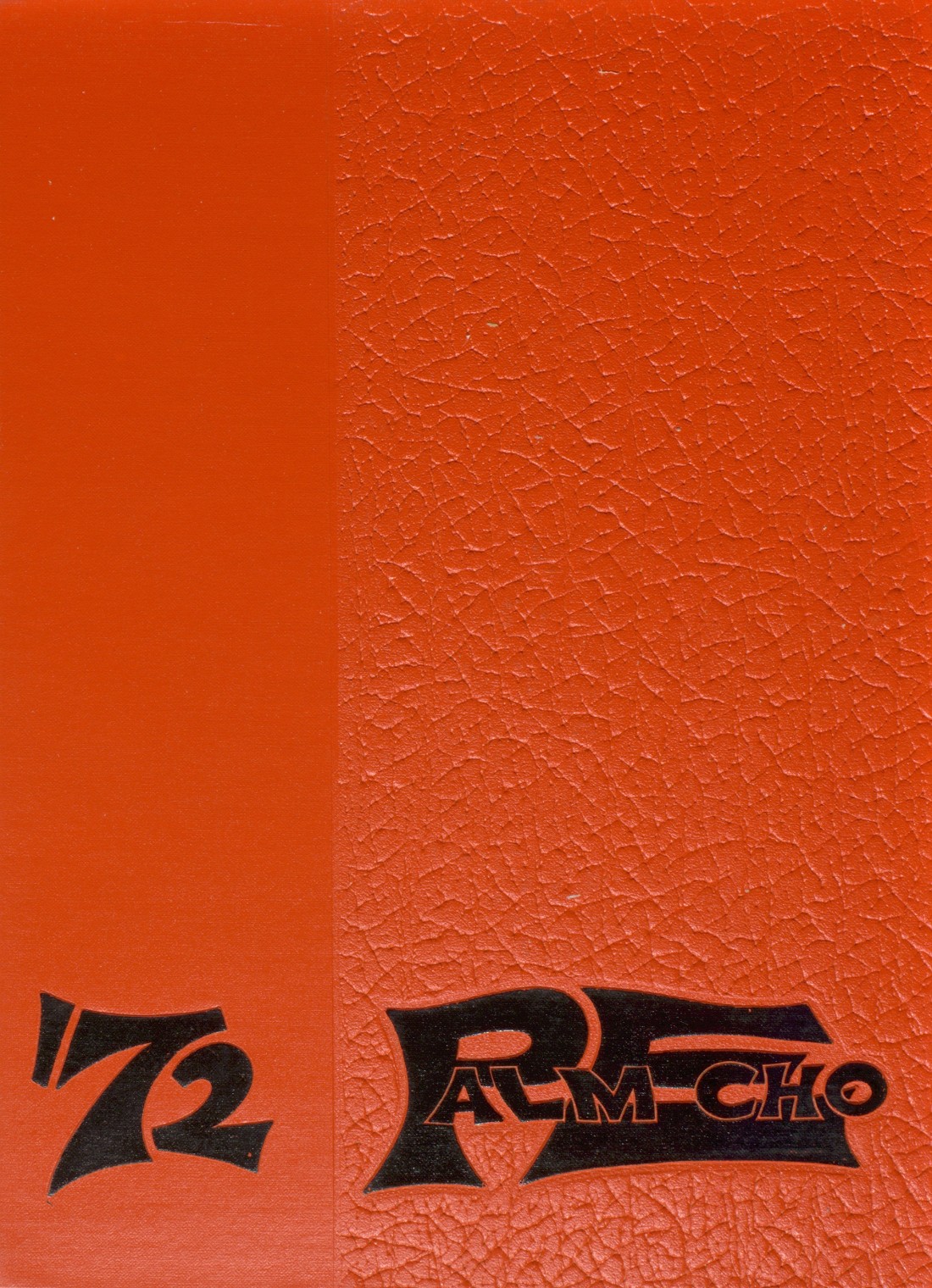 1972 Yearbook From Miami Palmetto High School From Miami Florida