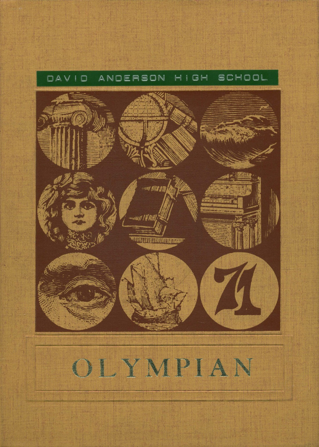 1971 Yearbook From David Anderson High School From Lisbon Ohio For Sale 1971 yearbook from david anderson high school from lisbon ohio for sale