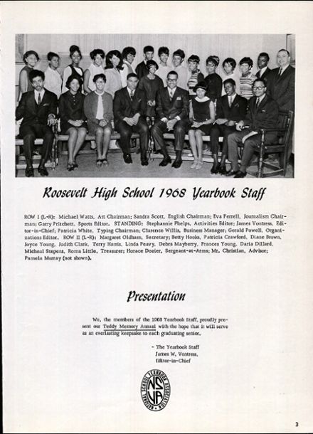 1968 Roosevelt High School Yearbook Page 7