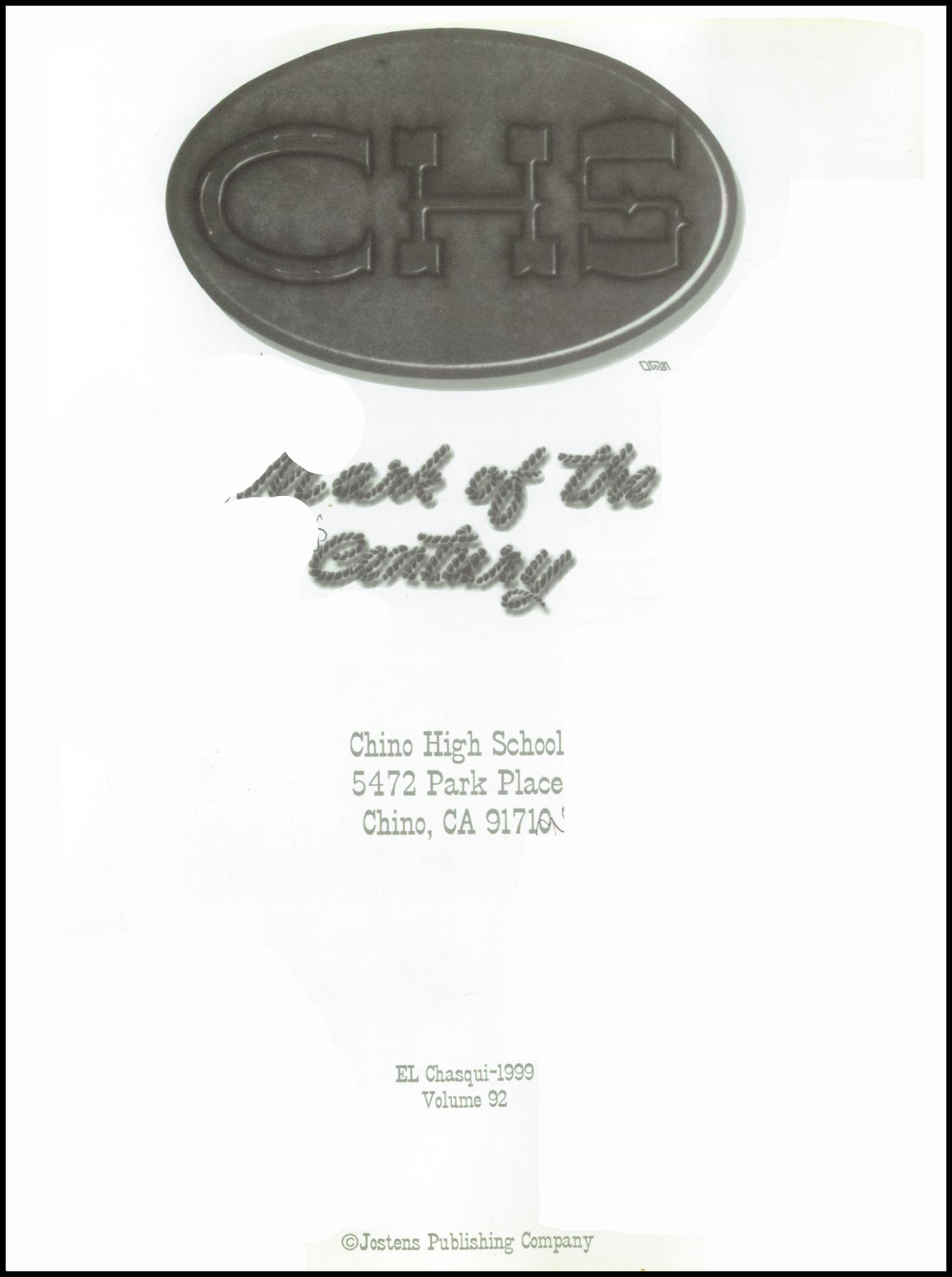 2008 CHINO HIGH SCHOOL YEARBOOK CHINO, CALIFORNIA - EL CHASQUI