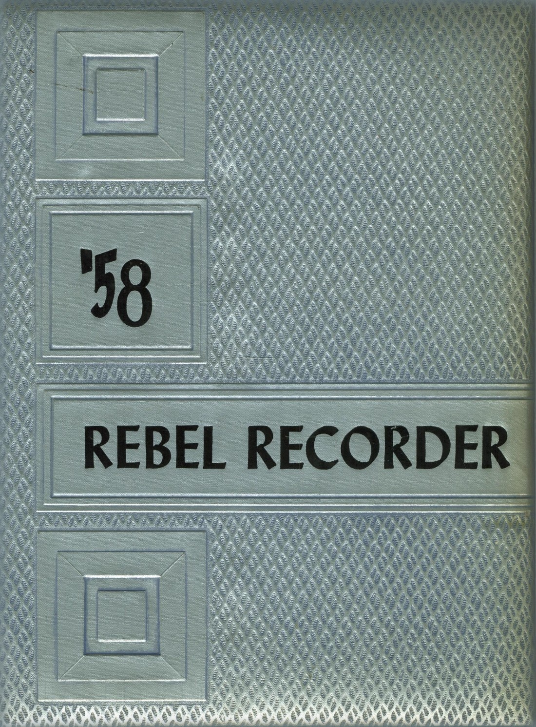 1958 Yearbook From Crisp County High School From Cordele Georgia