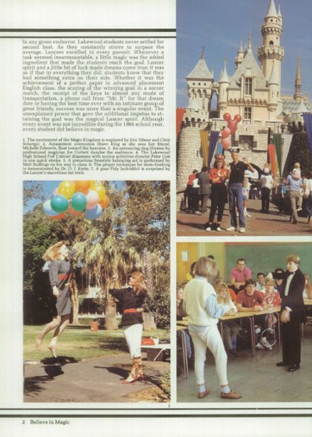 Explore 1986 Lakewood High School Yearbook Lakewood Ca