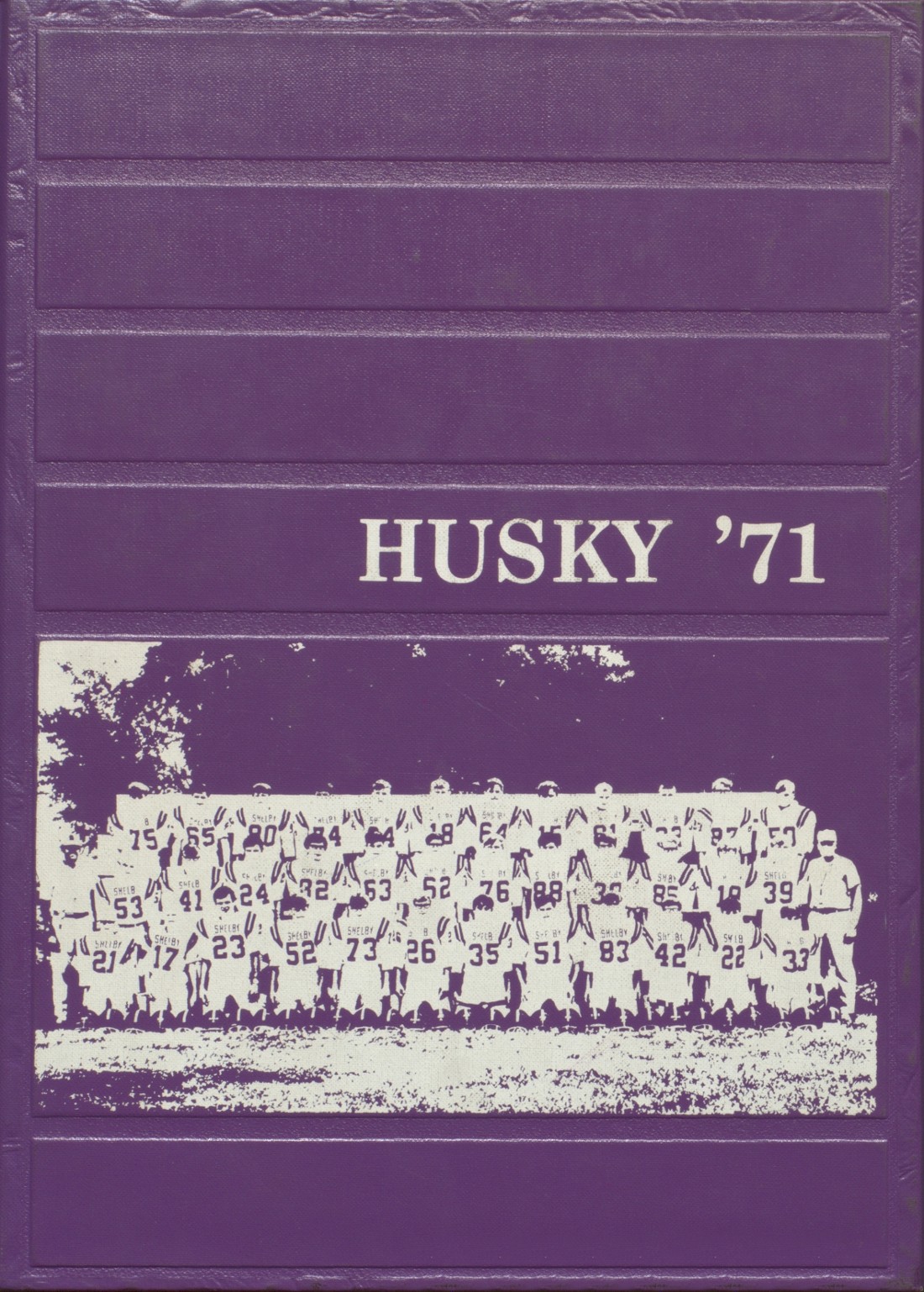 1971 yearbook from Shelby High School from Shelby, Nebraska for sale