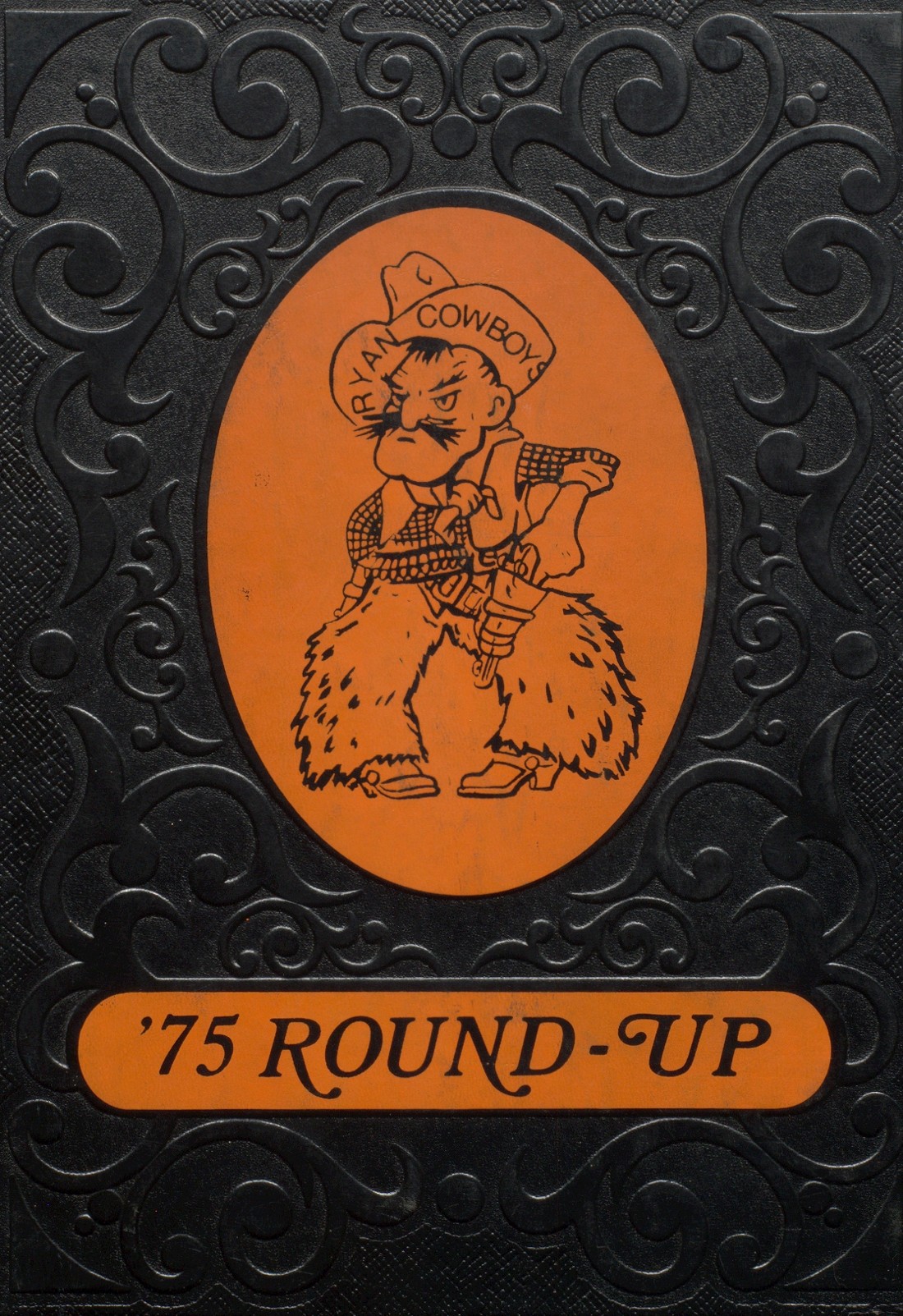 1975 Yearbook From Ryan High School From Ryan Oklahoma For Sale