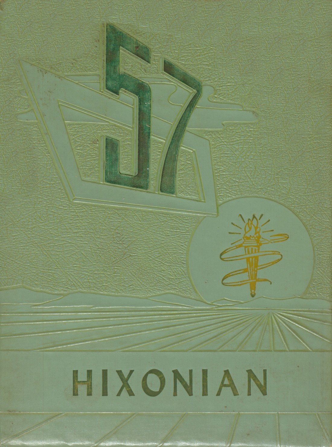 1957 yearbook from Hicksville High School from Hicksville, Ohio for sale