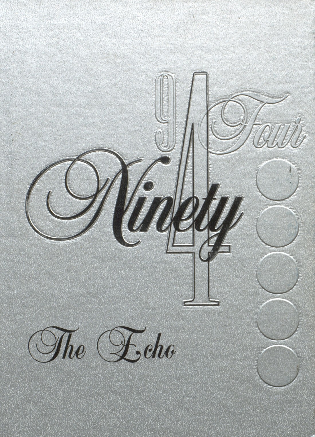 1994 Yearbook From Elliott County High School From Sandy Hook Kentucky