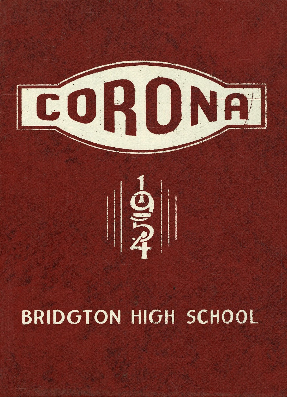 1954 yearbook from Bridgton High School from Bridgton, Maine for sale