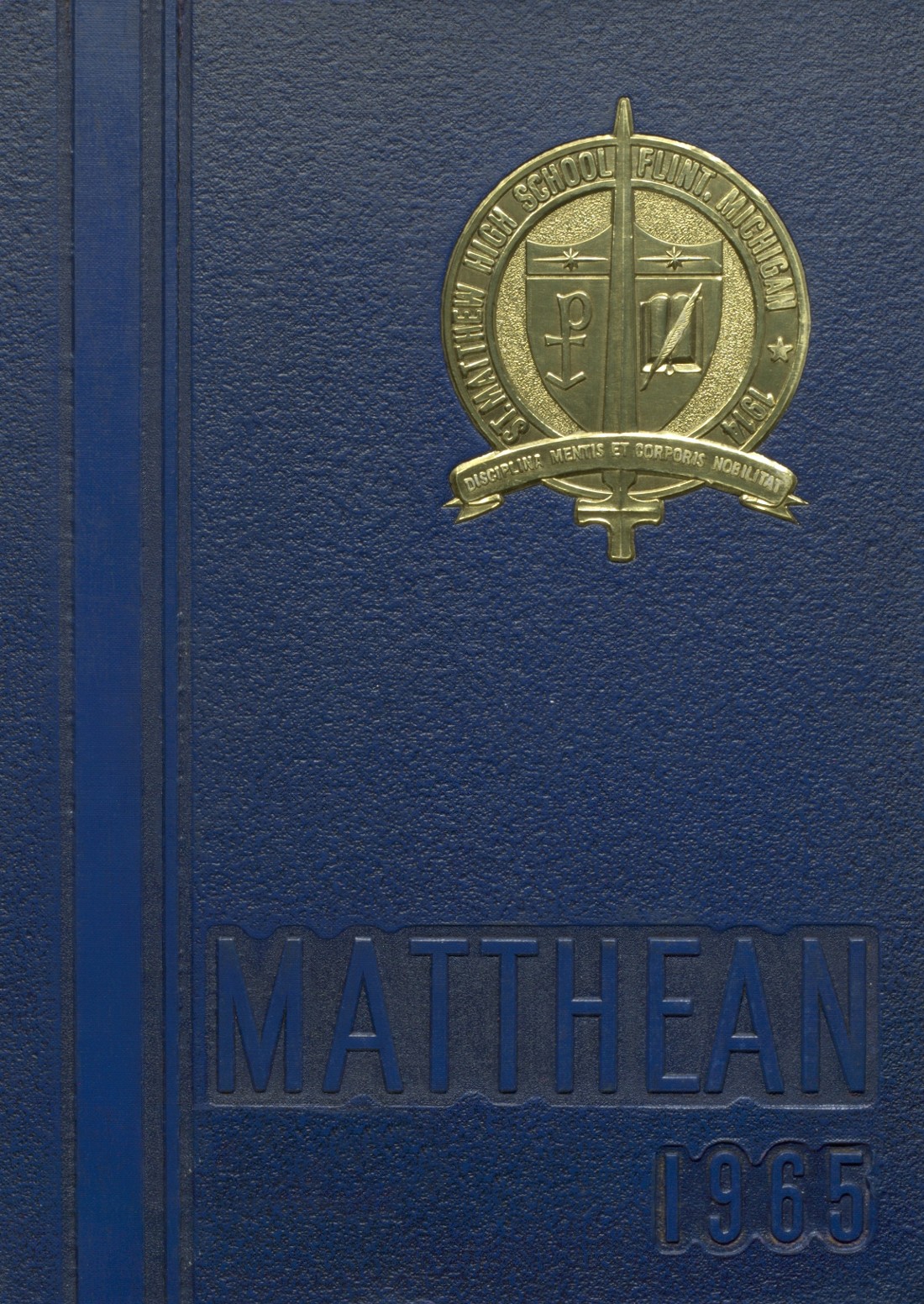 1965 yearbook from St. Matthew High School from Flint, Michigan for sale