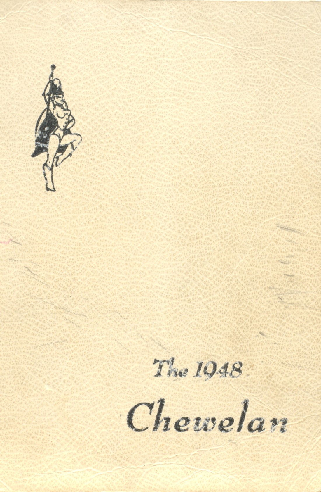 1948 Yearbook From Jenkins High School From Chewelah Washington