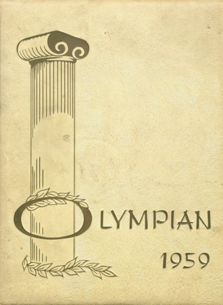 アート・デザイン・音楽 Culver City High School Olympian 1959 yearbook from Culver City High School from Culver city