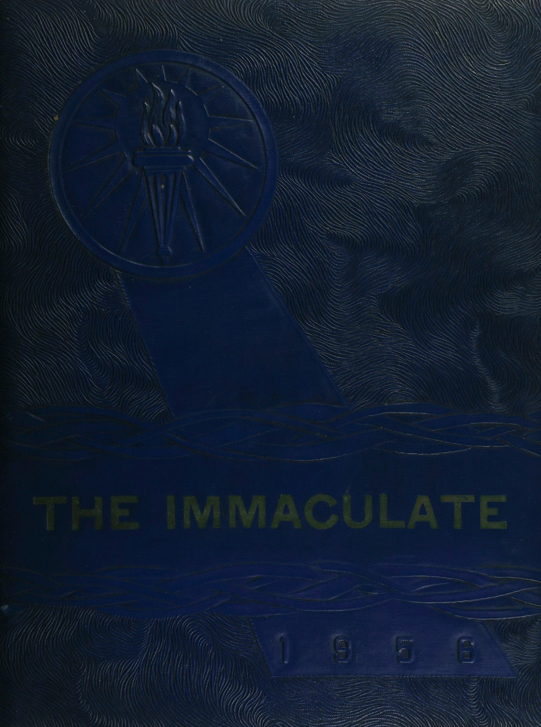 1956 yearbook from immaculate conception high school from connellsville