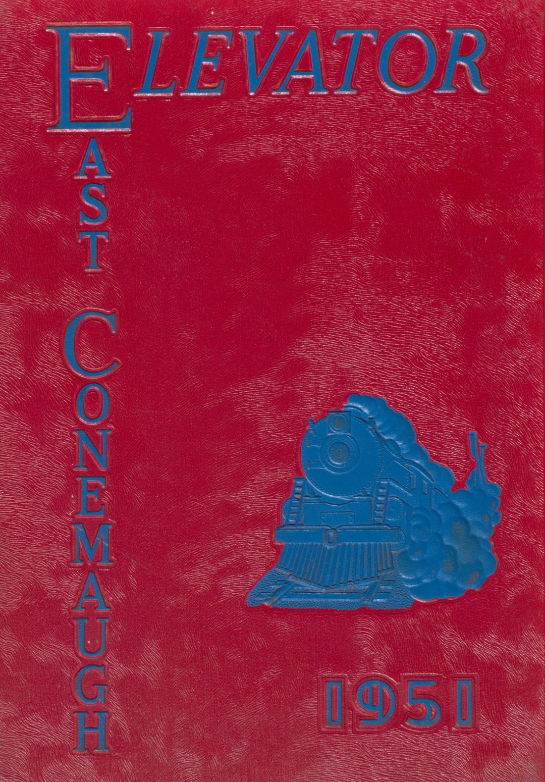 1951 yearbook from East Conemaugh High School from Conemaugh