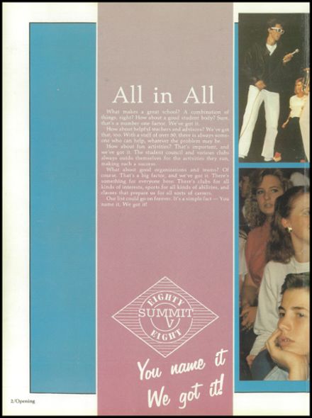 Explore 1988 Mountain View High School Yearbook Orem Ut Classmates