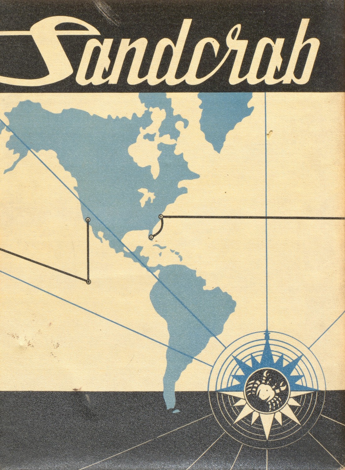 1956 yearbook from seabreeze high school from daytona beach florida